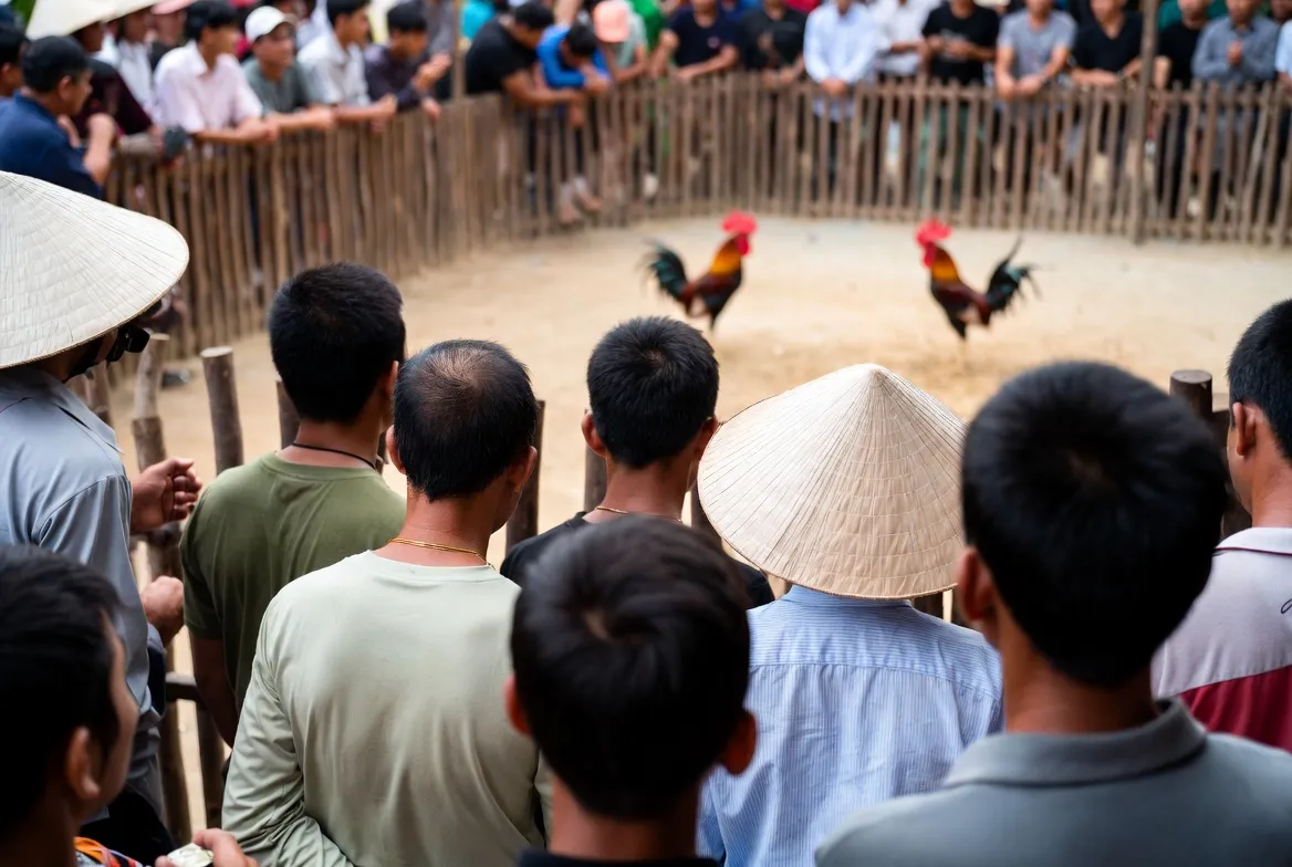 Không gian trường đấu trong đá gà thomo trực tiếp